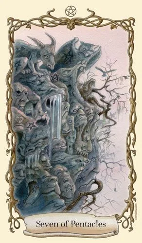Card 08 card from the Fantastical Creatures Tarot deck