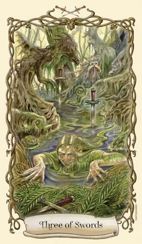 Card 24 card from the Fantastical Creatures Tarot deck