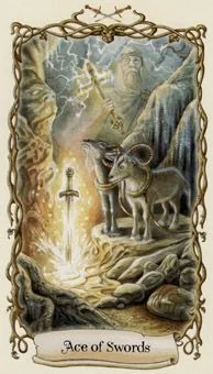 Card 27 card from the Fantastical Creatures Tarot deck