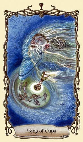 Card 28 card from the Fantastical Creatures Tarot deck
