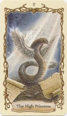 Card 74 card from the Fantastical Creatures Tarot deck