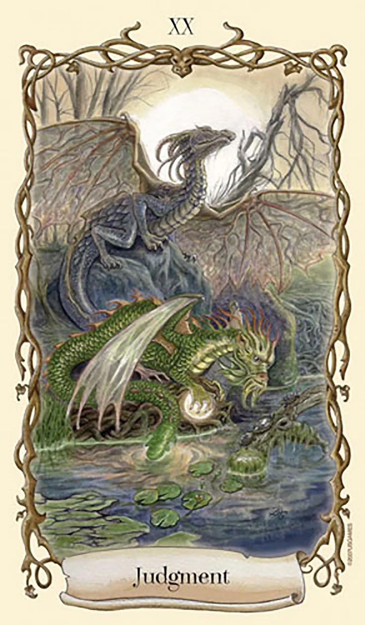 Judgement - Fantastical Creatures Tarot - Tarot Deck by D. J. Conway and Lisa Hunt