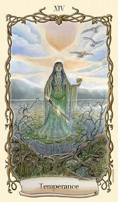 Temperance - Fantastical Creatures Tarot - Tarot Deck by D. J. Conway and Lisa Hunt