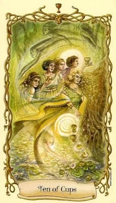 Ten of Cups - Fantastical Creatures Tarot - Tarot Deck by D. J. Conway and Lisa Hunt