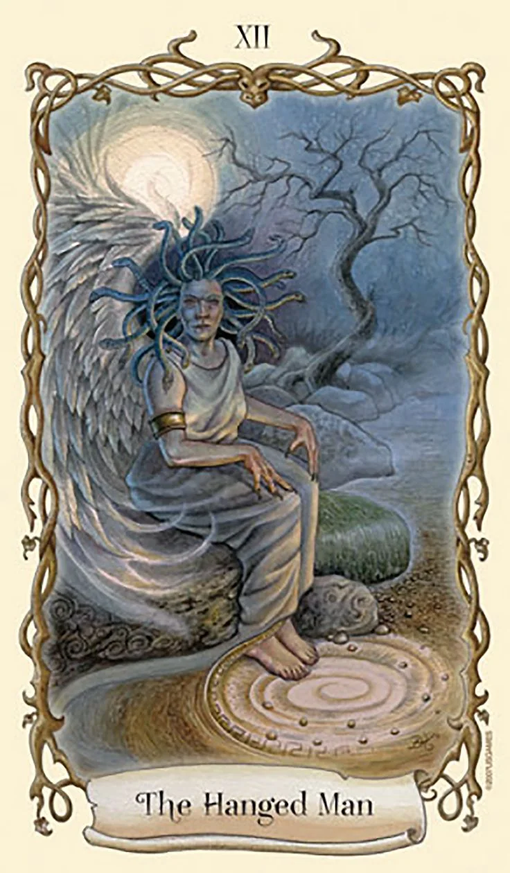 The Hanged Man - Fantastical Creatures Tarot - Tarot Deck by D. J. Conway and Lisa Hunt