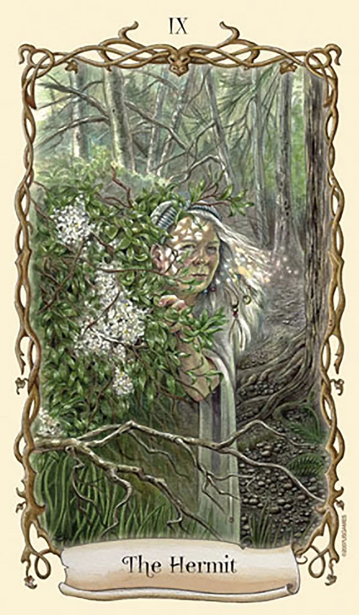 The Hermit - Fantastical Creatures Tarot - Tarot Deck by D. J. Conway and Lisa Hunt