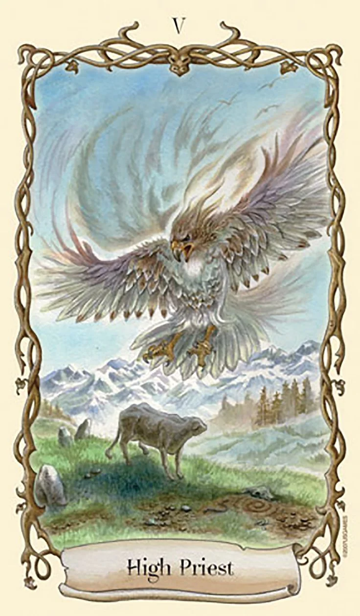 The High Priest - Fantastical Creatures Tarot - Tarot Deck by D. J. Conway and Lisa Hunt