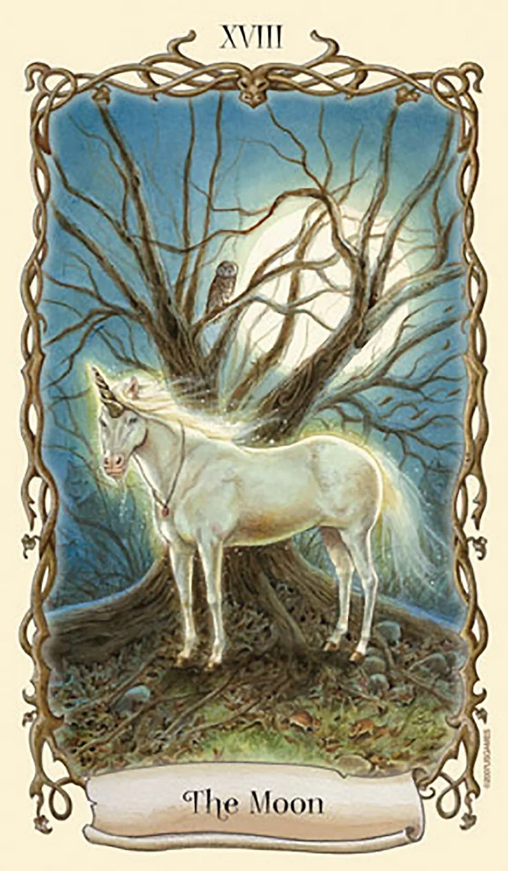 The Moon - Fantastical Creatures Tarot - Tarot Deck by D. J. Conway and Lisa Hunt