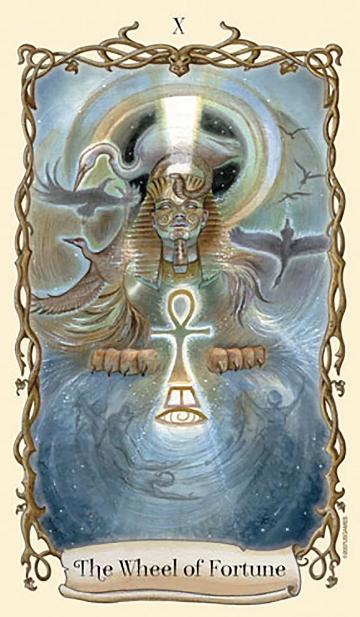The Wheel of Fortune - Fantastical Creatures Tarot - Tarot Deck by D. J. Conway and Lisa Hunt