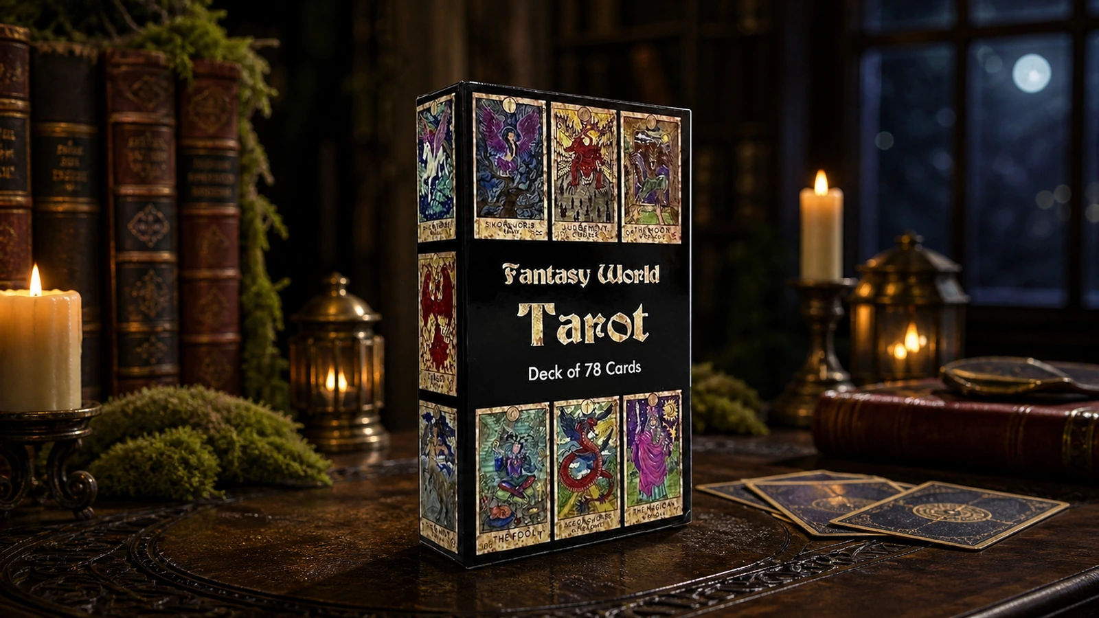 Fantasy World Tarot final card lifestyle image