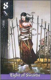 Eight of Swords - FateShifters Astrology Tarot - FateShifters Artist Team