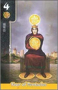 Four of Pentacles - FateShifters Astrology Tarot - FateShifters Artist Team