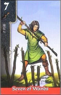 Seven of Wands - FateShifters Astrology Tarot - FateShifters Artist Team