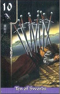 Ten of Swords - FateShifters Astrology Tarot - FateShifters Artist Team