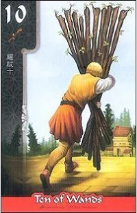 Ten of Wands - FateShifters Astrology Tarot - FateShifters Artist Team