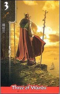 Three of Wands - FateShifters Astrology Tarot - FateShifters Artist Team