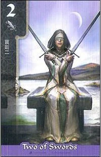 Two of Swords - FateShifters Astrology Tarot - FateShifters Artist Team