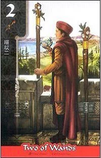 Two of Wands - FateShifters Astrology Tarot - FateShifters Artist Team