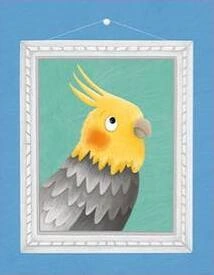 Page of Swords card from the Faunabelle Tarot deck