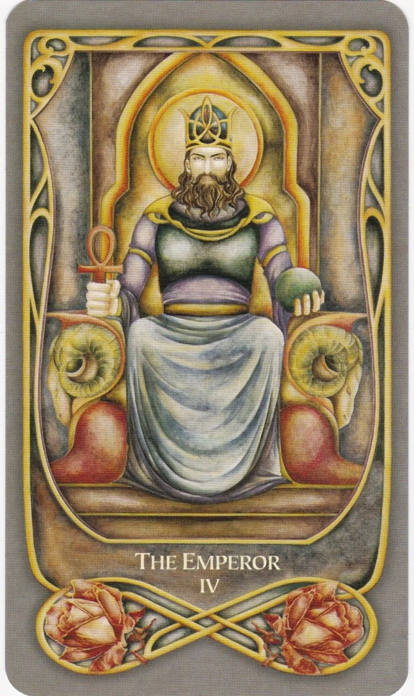 The Emperor card from the Fenestra Tarot deck