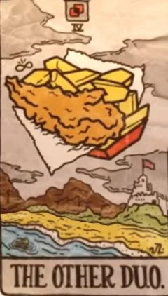 The Other Duo card from the Food Fortunes Tarot deck