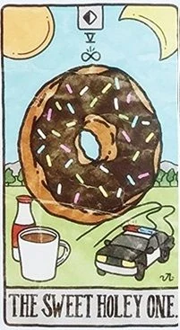 The Sweet Holey One card from the Food Fortunes Tarot deck
