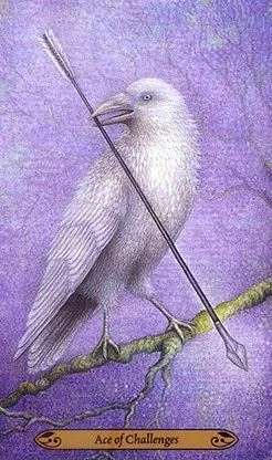 Forest Of Enchantment Tarot Deck Review 14 Ace of Challenges - Forest of Enchantment Tarot - Tarot Deck by Lunaea Weatherstone