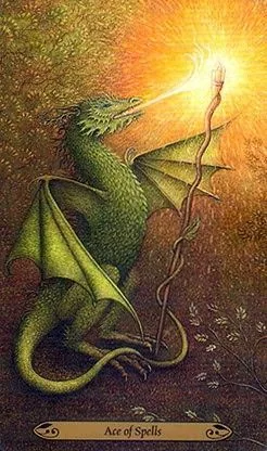 Forest Of Enchantment Tarot Deck Review 12 Ace of Spells - Forest of Enchantment Tarot - Tarot Deck by Lunaea Weatherstone