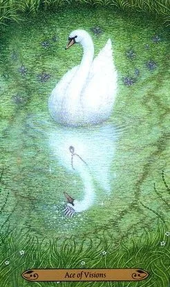Forest Of Enchantment Tarot Deck Review 13 Ace of Visions - Forest of Enchantment Tarot - Tarot Deck by Lunaea Weatherstone