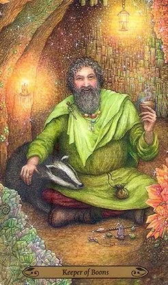 Keeper of Boons - Forest of Enchantment Tarot - Tarot Deck by Lunaea Weatherstone