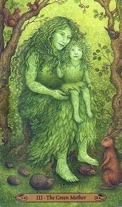 Forest Of Enchantment Tarot Deck Review 5 The Green Mother - Forest of Enchantment Tarot - Tarot Deck by Lunaea Weatherstone