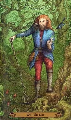 Forest Of Enchantment Tarot Deck Review 6 The Liar - Forest of Enchantment Tarot - Tarot Deck by Lunaea Weatherstone