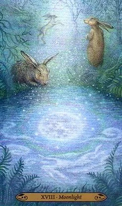 The Moonlight - Forest of Enchantment Tarot - Tarot Deck by Lunaea Weatherstone