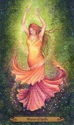 Weaver of Spells - Forest of Enchantment Tarot - Tarot Deck by Lunaea Weatherstone