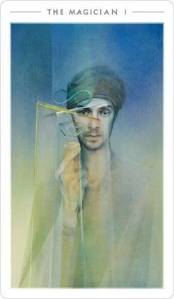 The Magician card from the The Fountain Tarot deck