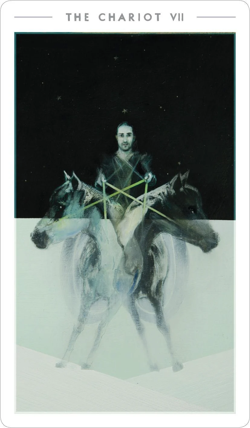 The Chariot card from the The Fountain Tarot deck