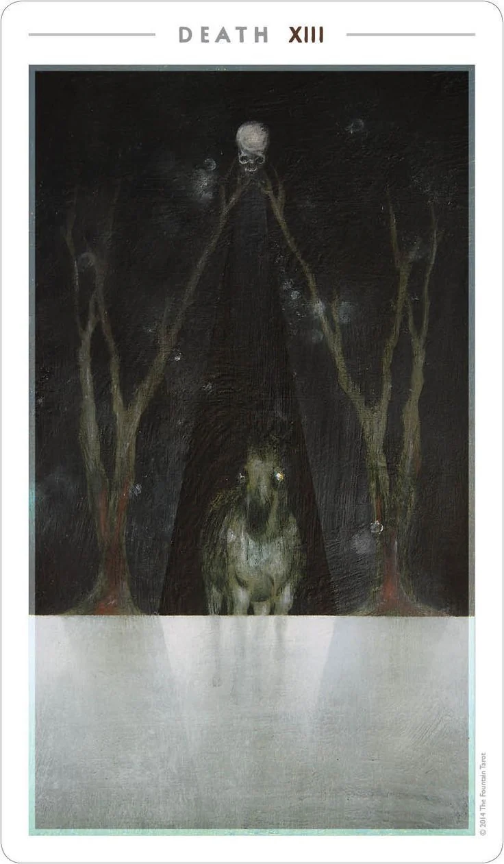 Death card from the The Fountain Tarot deck