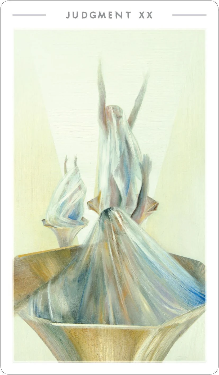 Judgment card from the The Fountain Tarot deck