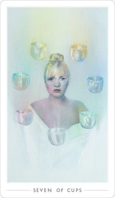 7 of Cups card from the The Fountain Tarot deck