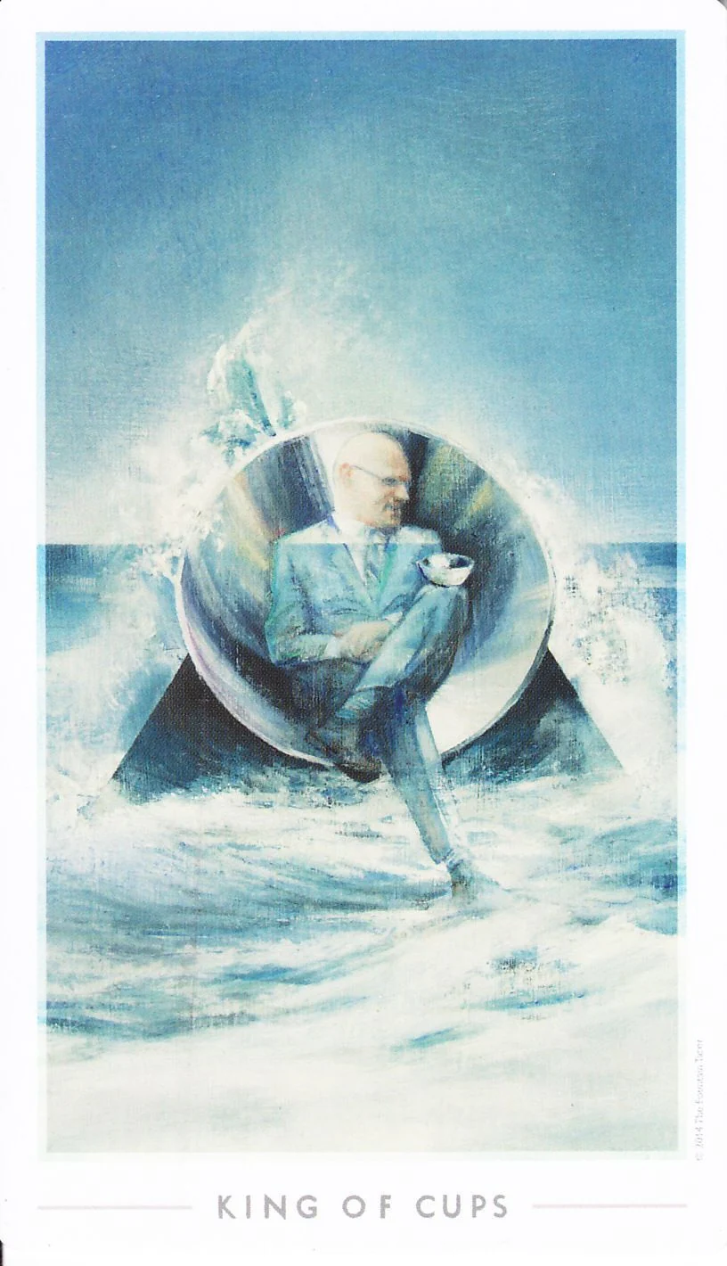 King of Cups card from the The Fountain Tarot deck