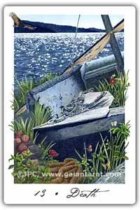 Death card from the Gaian Tarot deck