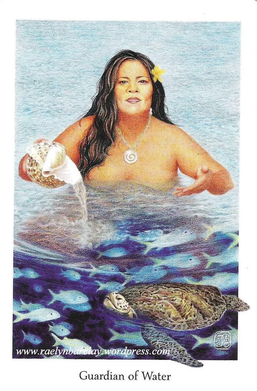 Guardian of Water card from the Gaian Tarot deck