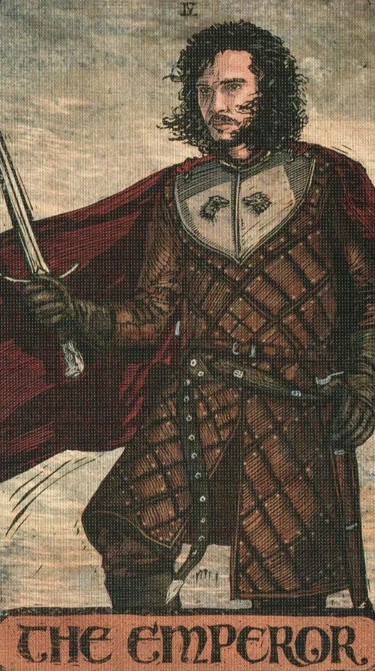 The Emperor — Game Of Thrones Tarot card The Emperor card from the Game Of Thrones Tarot deck