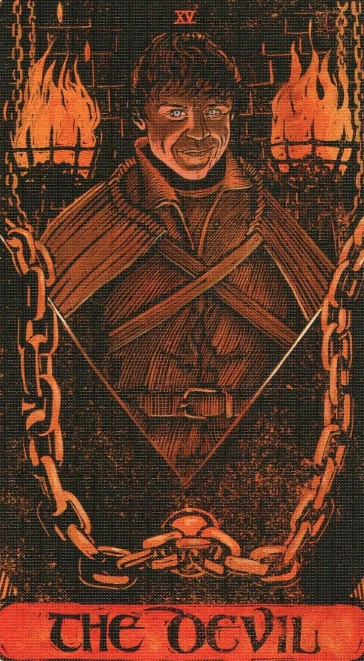 The Devil — Game Of Thrones Tarot card The Devil card from the Game Of Thrones Tarot deck