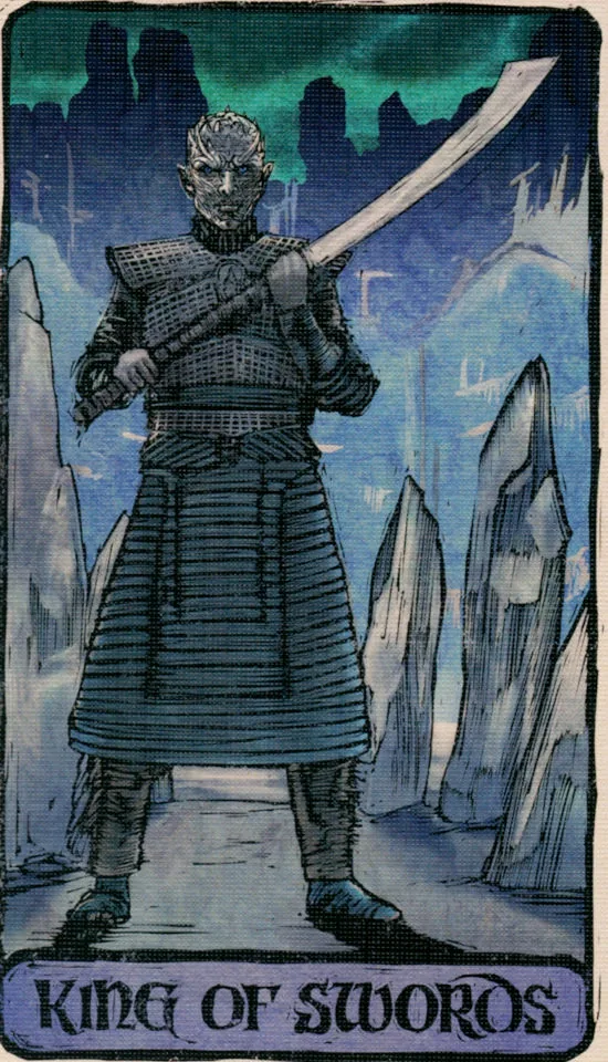 King of Swords — Game Of Thrones Tarot card King of Swords card from the Game Of Thrones Tarot deck