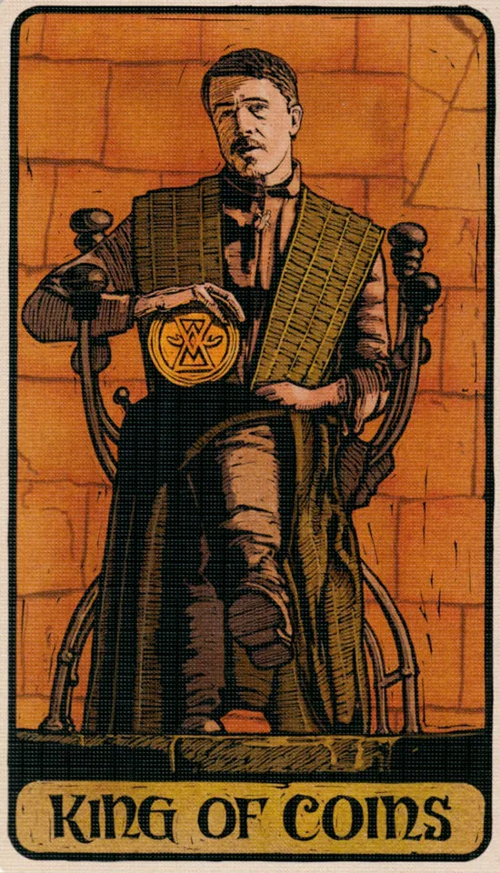 King of Coins — Game Of Thrones Tarot card King of Coins card from the Game Of Thrones Tarot deck