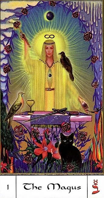 The Magus card from the Gendron Tarot deck