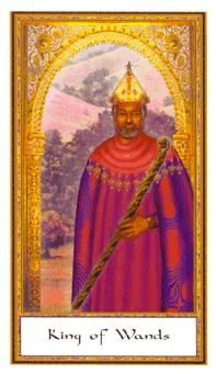 King of Wands card from the Gendron Tarot deck