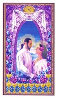Ten of Cups card from the Gendron Tarot deck
