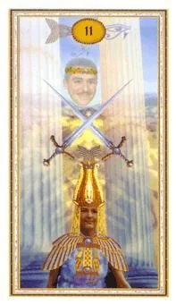 Two of Swords card from the Gendron Tarot deck